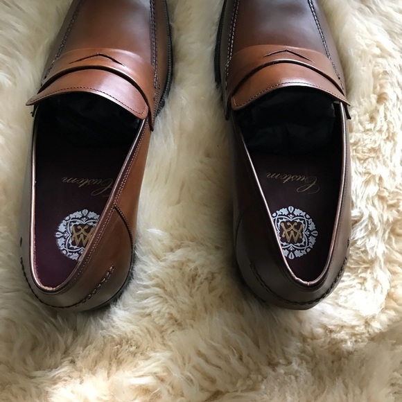 Mezlan Toulon penny loafer Brown dress shoe - Picture 5 of 7